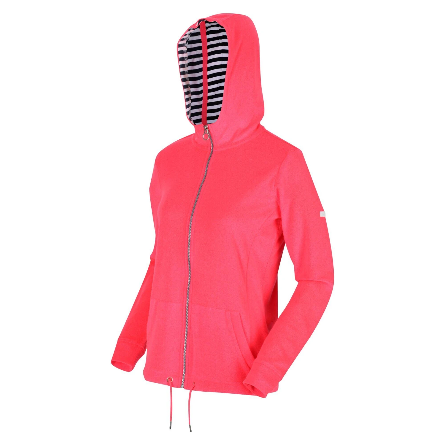 Regatta Womens/Ladies Bayarma Full Zip Hoodie (Neon Pink) 4 Regatta Womens/Ladies Bayarma Full Zip Hoodie (Neon Pink) - Image 4