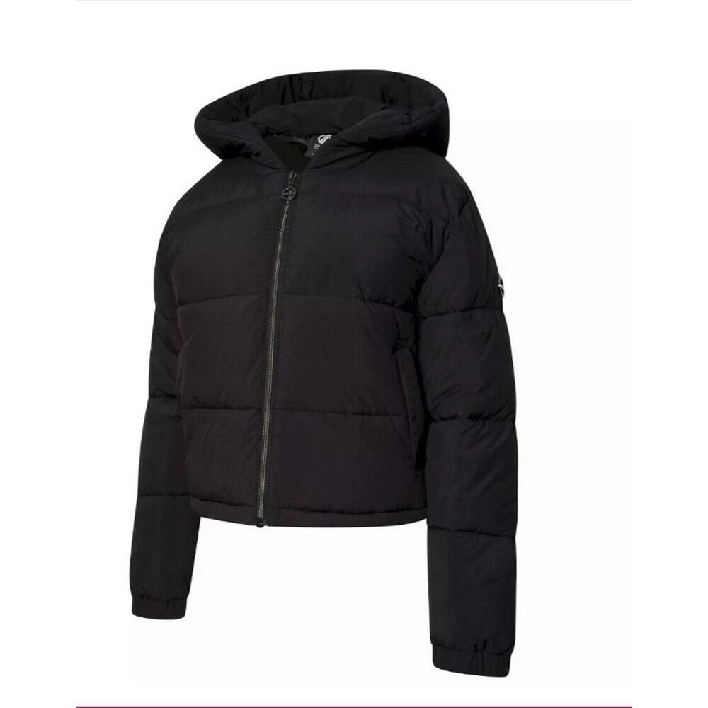Dare 2b Womens/Ladies Lavishly Hooded Padded Jacket (Black) 3 Dare 2b Womens/Ladies Lavishly Hooded Padded Jacket (Black) - Image 3