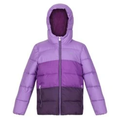 Regatta Childrens/Kids Lofthouse V Insulated Jacket (Hyacinth/Purple Sapphire/Dark