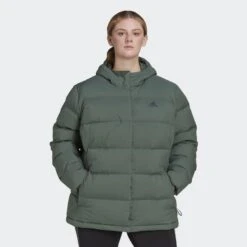 ADIDAS Helionic Hooded Down Jacket (Plus Size)
