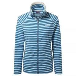 Craghoppers Womens/Ladies Natalia Stripe Fleece Jacket (Mediterranean Blue)
