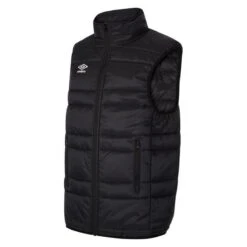 UMBRO Childrens/Kids Club Essential Gilet (Black/White)