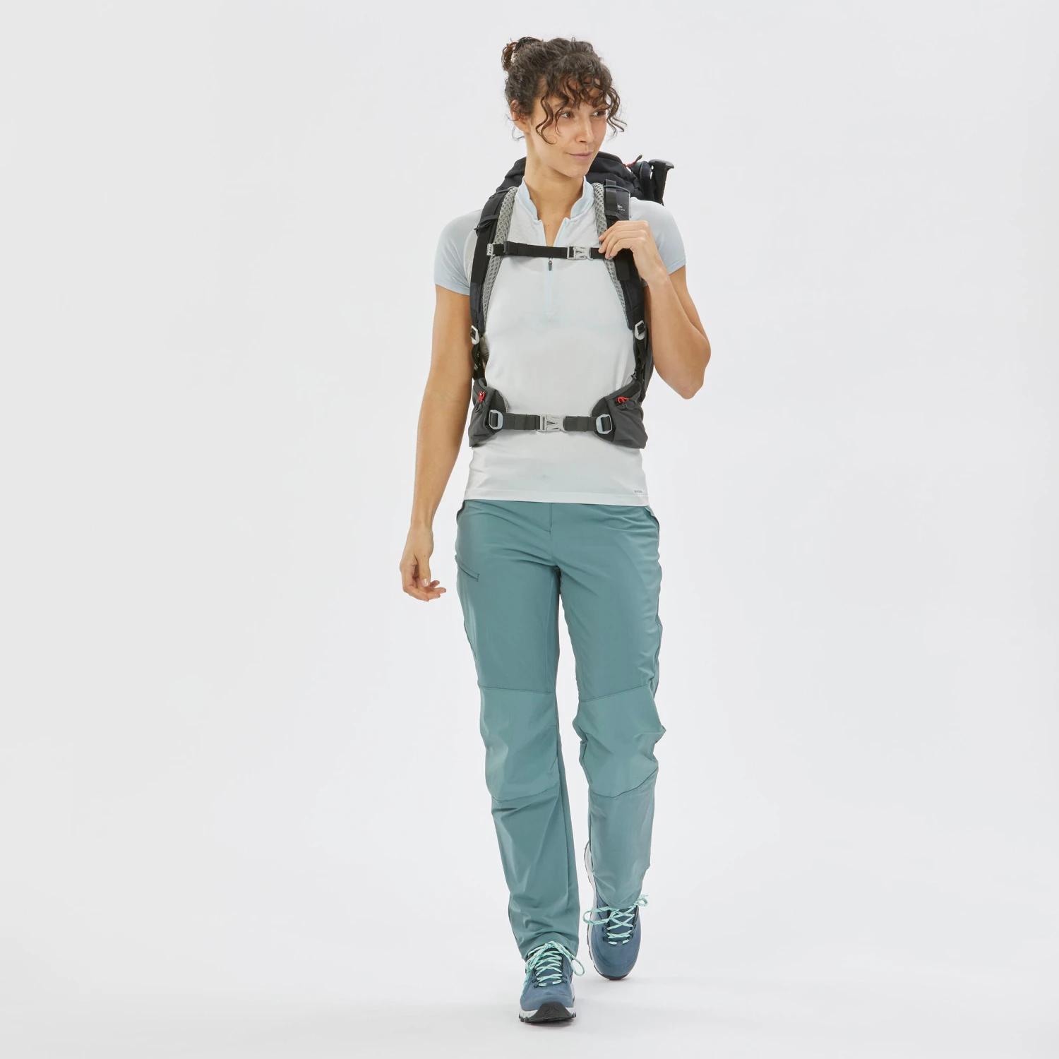 Quechua Women's Mountain Walking Short-Sleeved T 2 Quechua Women's Mountain Walking Short-Sleeved T - Image 2