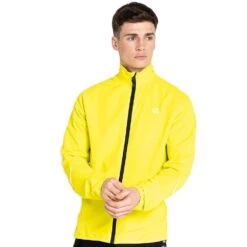 Dare 2b Mens Illume Pro Windshell Jacket (Neon Spring) -Sportswear Store k35a1080d5abcfd571e9099b4af838236