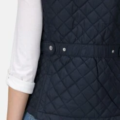 Regatta Womens/Ladies Charleigh Quilted Body Warmer (Navy Tile) -Sportswear Store k4655648fff1ad7fdc45b4999154e9453