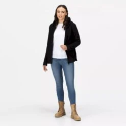 Regatta Womens/Ladies Avalynn Full Zip Hoodie (Black) -Sportswear Store k4c5b8b3eb497b92f8ad5ab9263e8c1a0