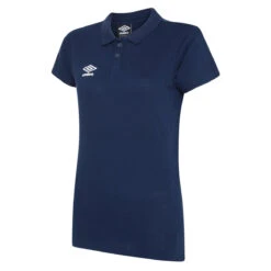 UMBRO Womens/Ladies Club Essential Polo Shirt (Black/White) -Sportswear Store k4e9bc707bc4c95f0d21a388b09dd693a