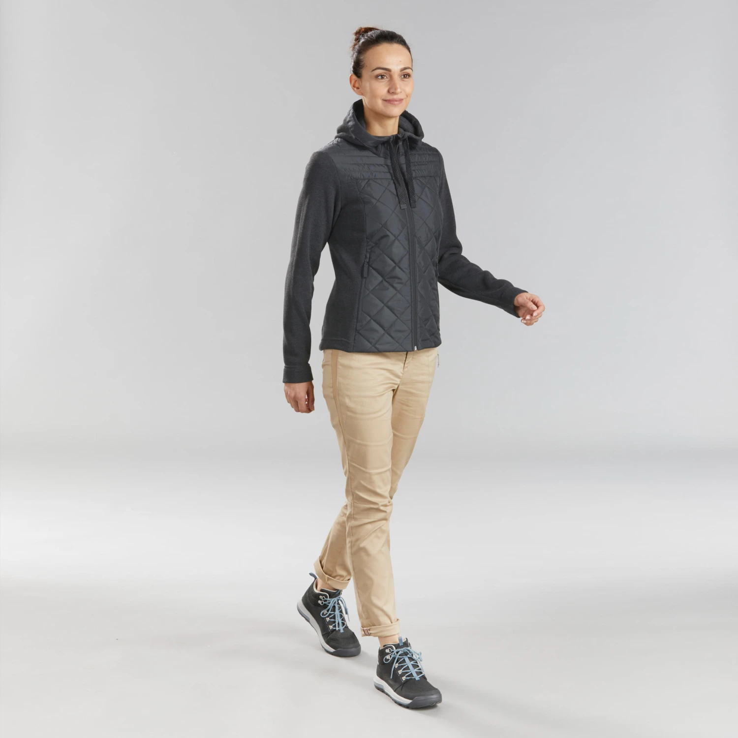 Quechua Women’s Hiking Hooded Sweatshirt 12 Quechua Women’s Hiking Hooded Sweatshirt - Image 12