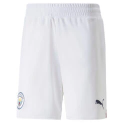 PUMA Mens Manchester City F.C. 22/23 Replica Shorts - White -Sportswear Store k6bc6e57d96f3cc11087453cee74ab933