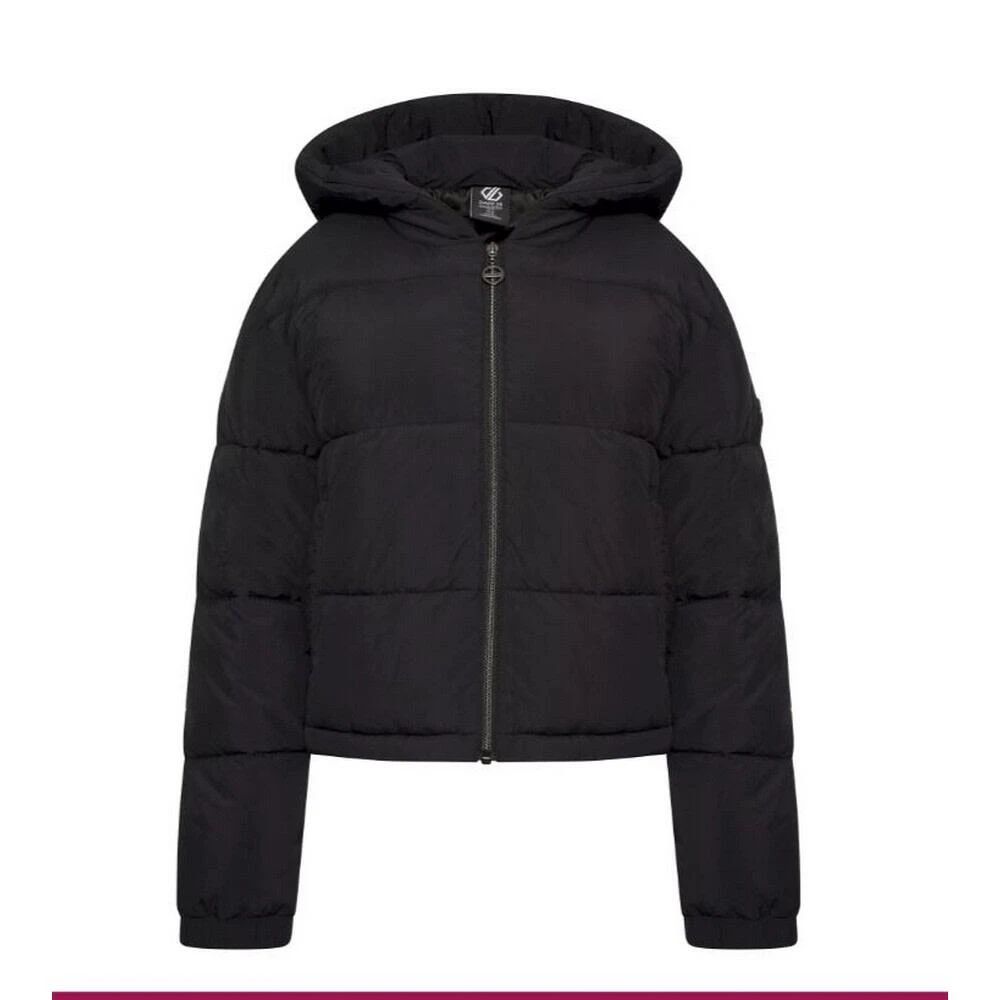 Dare 2b Womens/Ladies Lavishly Hooded Padded Jacket (Black) 1 Dare 2b Womens/Ladies Lavishly Hooded Padded Jacket (Black)