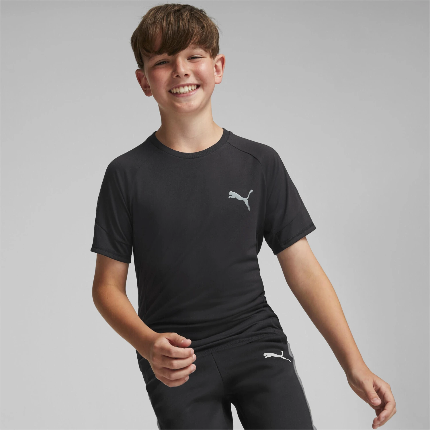 PUMA Kids Boys Evostripe T-Shirt Tee Top Youth 2 PUMA Kids Boys Evostripe T-Shirt Tee Top Youth - Image 2