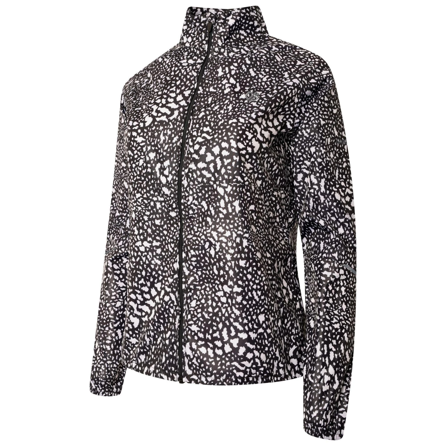 Dare 2b Womens/Ladies Resilient II Dotted Windshell Jacket (Black/White) 3 Dare 2b Womens/Ladies Resilient II Dotted Windshell Jacket (Black/White) - Image 3