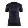 Craft ACTIVE EXTREME X WIND SHORT SLEEVE BASELAYER WOMEN BLACK GRANITE