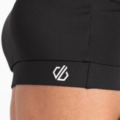 Dare 2b Womens/Ladies Swift Leaf Flow Sports Bra (Black) -Sportswear Store k7fe26fba482df0464a56e1805cc2971c