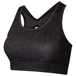 Dare 2b Womens/Ladies Swift Leaf Flow Sports Bra (Black) -Sportswear Store k82ca3432220ebd29af5704b739568087