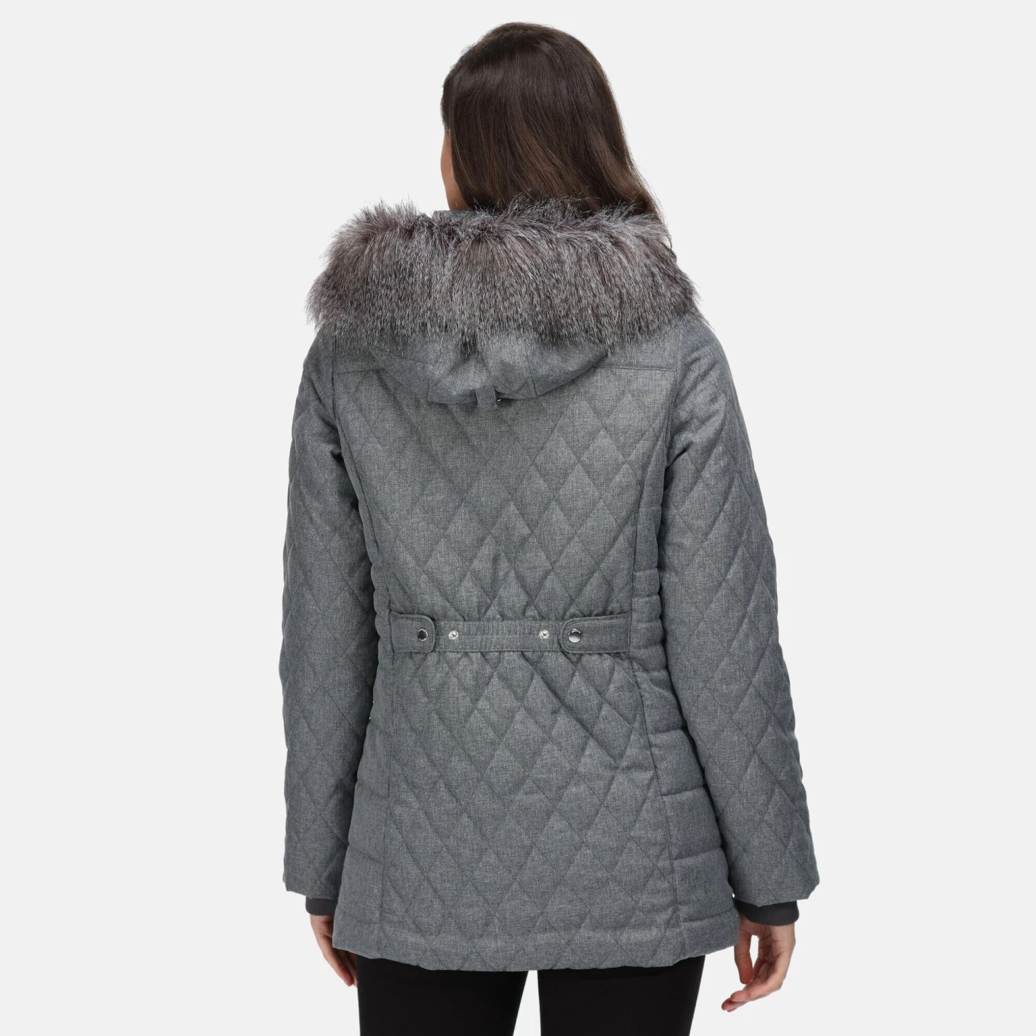 Regatta Womens/Ladies Zalika Quilted Insulated Jacket (Black) 12 Regatta Womens/Ladies Zalika Quilted Insulated Jacket (Black) - Image 12