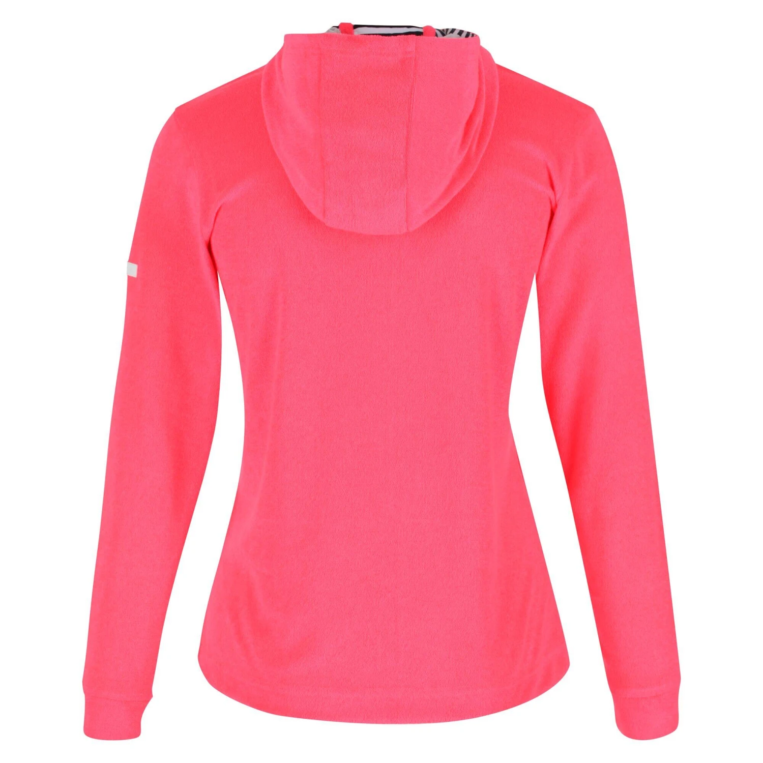 Regatta Womens/Ladies Bayarma Full Zip Hoodie (Neon Pink) 2 Regatta Womens/Ladies Bayarma Full Zip Hoodie (Neon Pink) - Image 2