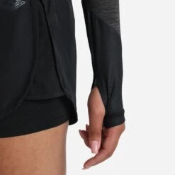 UMBRO Womens/Ladies Pro Training LongSleeved Crop Top (Silver Grey Marl) -Sportswear Store k96d1b07a190bf7e2e814a00f0b2925d6