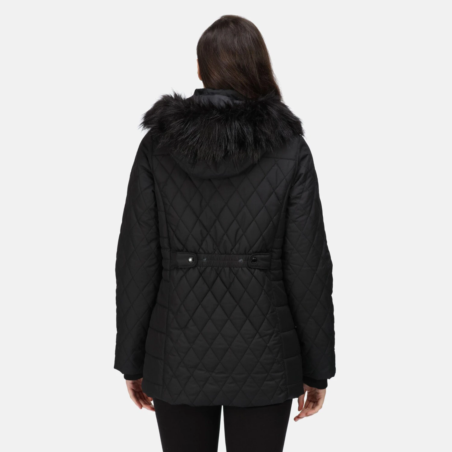 Regatta Womens/Ladies Zalika Quilted Insulated Jacket (Black) 2 Regatta Womens/Ladies Zalika Quilted Insulated Jacket (Black) - Image 2