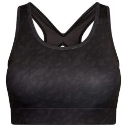 Dare 2b Womens/Ladies Swift Leaf Flow Sports Bra (Black)
