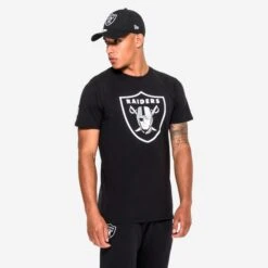 NEW ERA Men's/Women's Short-Sleeved Baseball T-Shirt - Las Vegas Raiders/Black