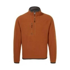 Craghoppers Mens Expert Active Marl Half Zip Fleece Top (Potters Clay)