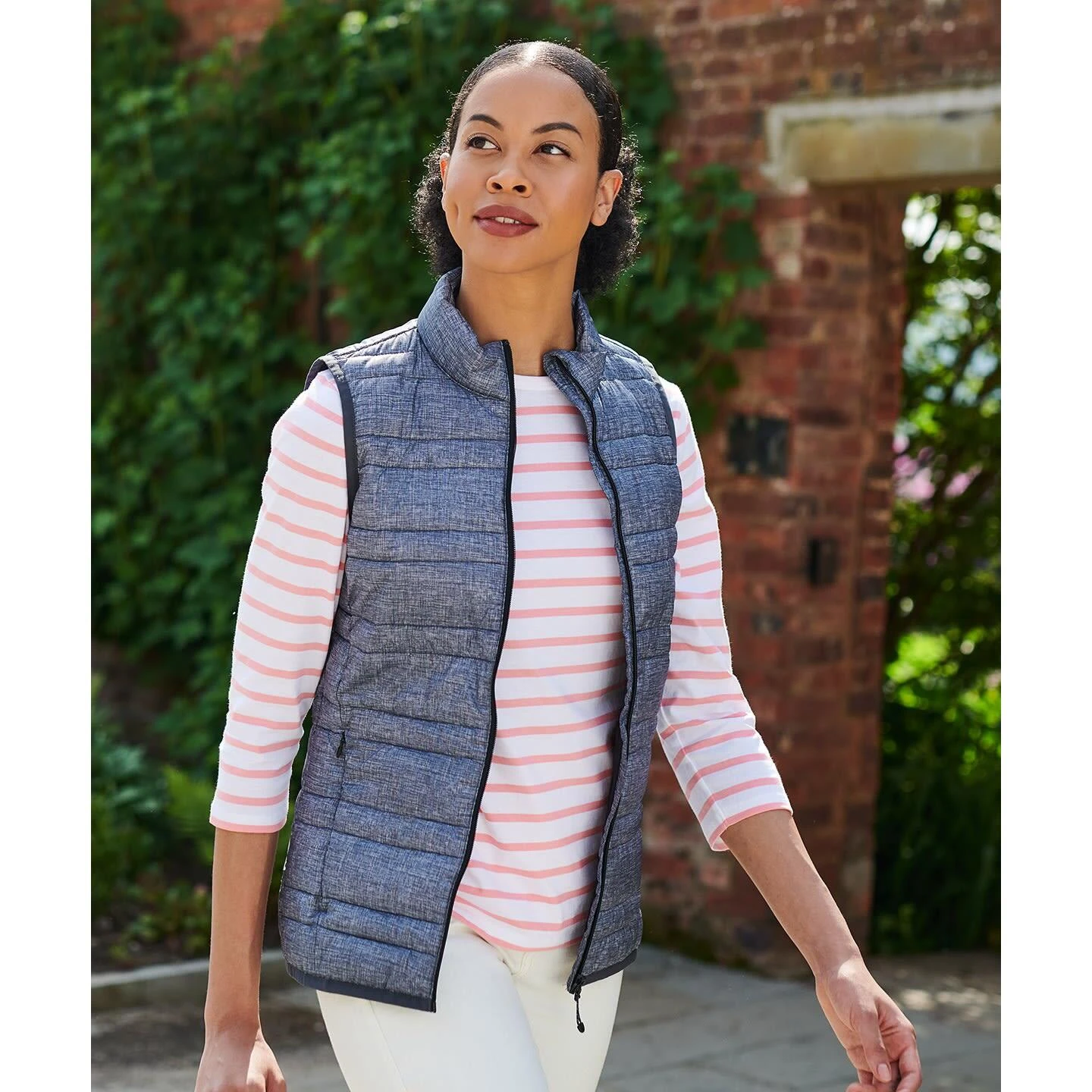 Regatta Professional Ladies/Womens Firedown Insulated Bodywarmer (Navy/French Blue) 8 Regatta Professional Ladies/Womens Firedown Insulated Bodywarmer (Navy/French Blue) - Image 8