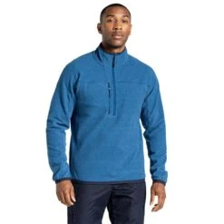 Craghoppers Mens Expert Active Marl Half Zip Fleece Top (Potters Clay) -Sportswear Store kbeea6cac1e12854938b15204a2b5b432