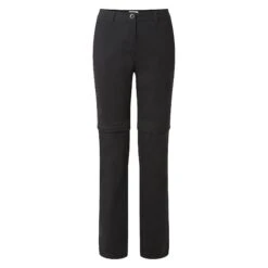 Craghoppers Womens/Ladies Kiwi Pro II Convertible Trousers (Black)