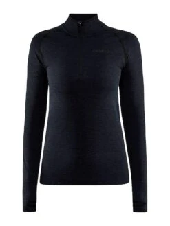 Craft CORE DRY ACTIVE COMFORT HALF ZIP BASELAYER WOMEN BLACK
