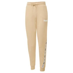 PUMA Womens Tape French Terry Pants Trousers CL